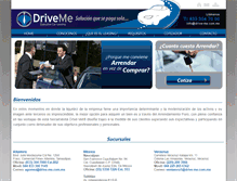 Tablet Screenshot of drive-me.com.mx